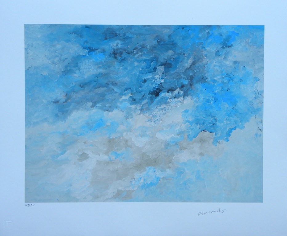 Armando - 'Wolken' - Handgesigneerde Giclee - Genummerd - 2016 verkocht voor € 120!