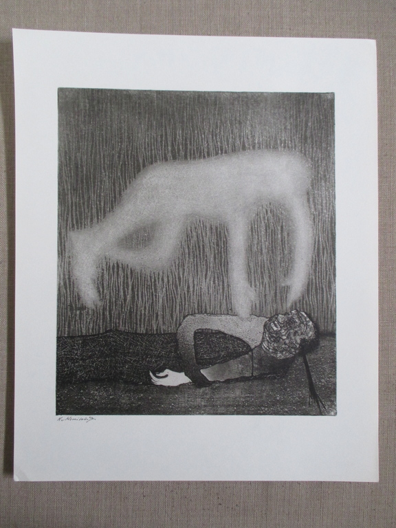 Harry van Kruiningen, vier litho's "Edgar Allan Poe" kopen? Bied vanaf 100!