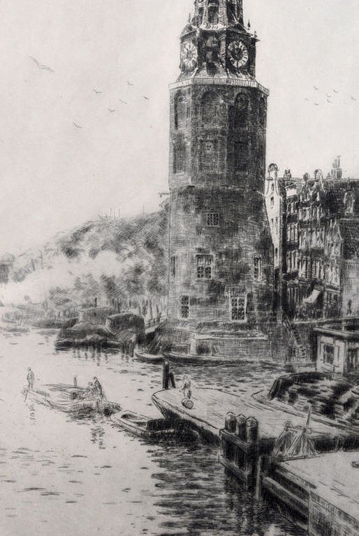 Montelbaanstoren Amsterdam ca. 1915 kopen? Bied vanaf 35!