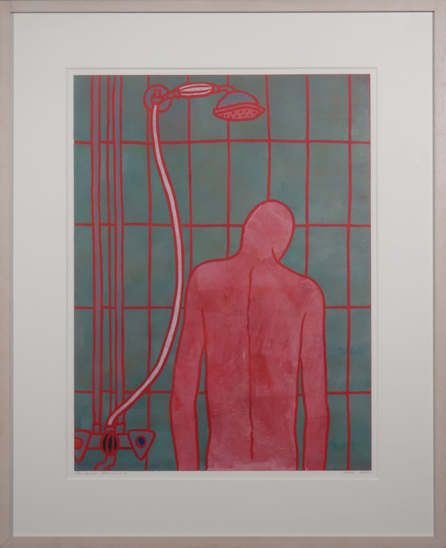 Raquel Maulwurf: Lino, Douche - Ingelijst verkocht voor € 40!