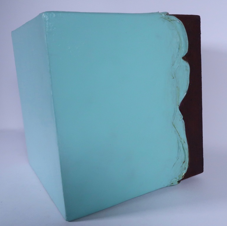 Ronald Ruseler: Wandobject, Acryl op hout, Het 3e land (Totem) kopen? Bied vanaf 80!