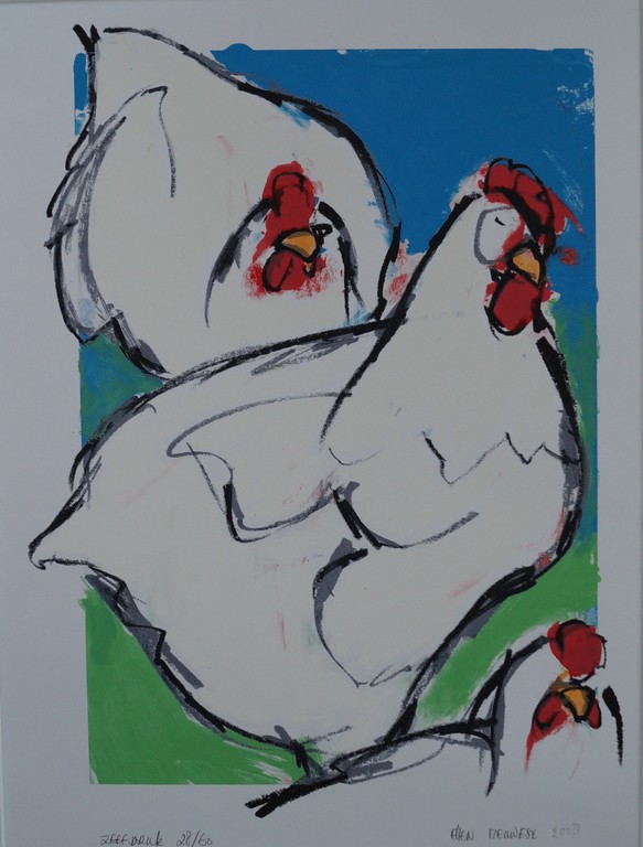 Ellen Meuwese - gesigneerde zeefdruk - 2008 verkocht voor € 45!