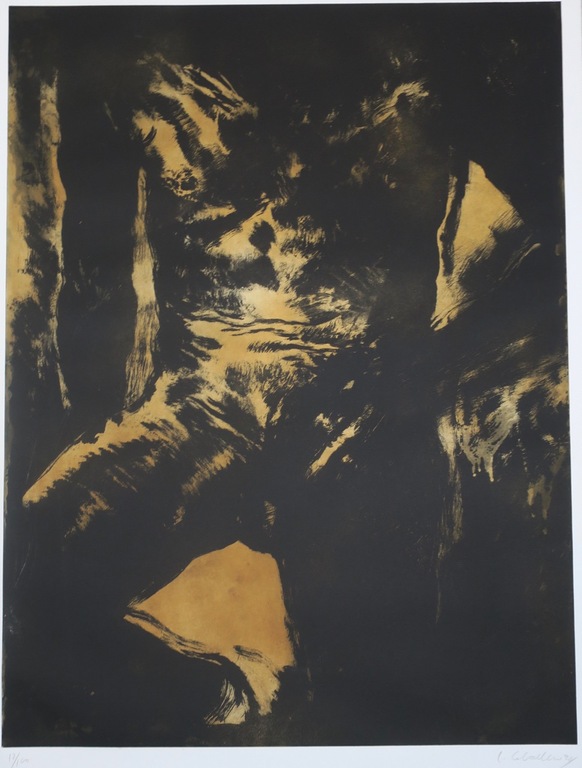 Luis Caballero: Ets en Aquatint, Zonder titel (Naakt) kopen? Bied vanaf 1!