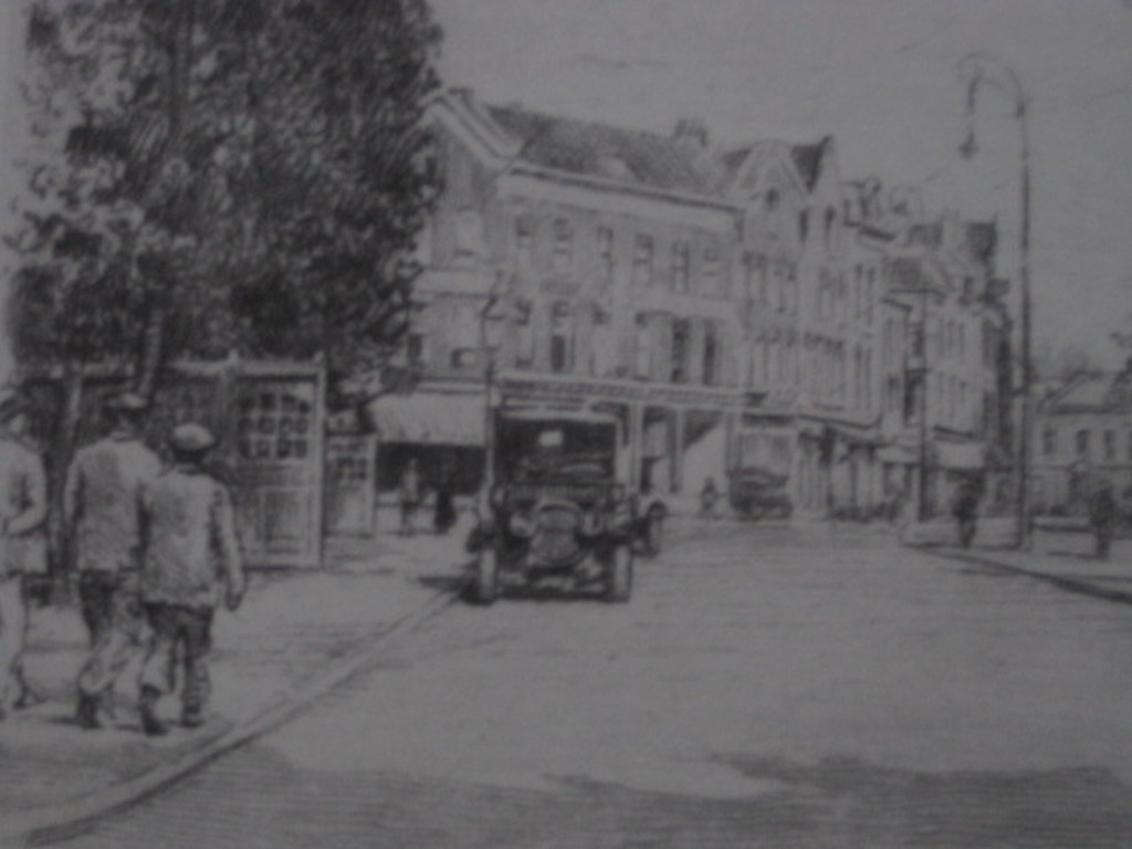 Gedetailleerde ets George KEENS (Hendrik Seegers 1878-1956 ) st Bavo Haarlem kopen? Bied vanaf 1!