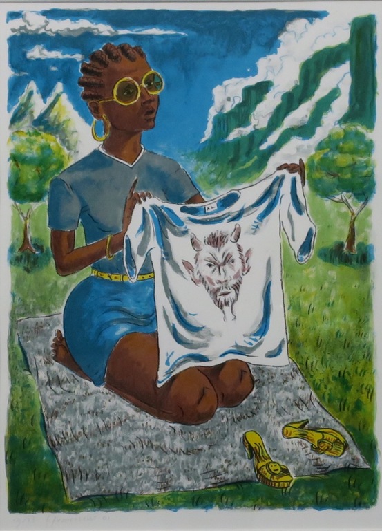 Frans Franciscus: Litho, Veronica in Kaapstad - Ingelijst kopen? Bied vanaf 20!