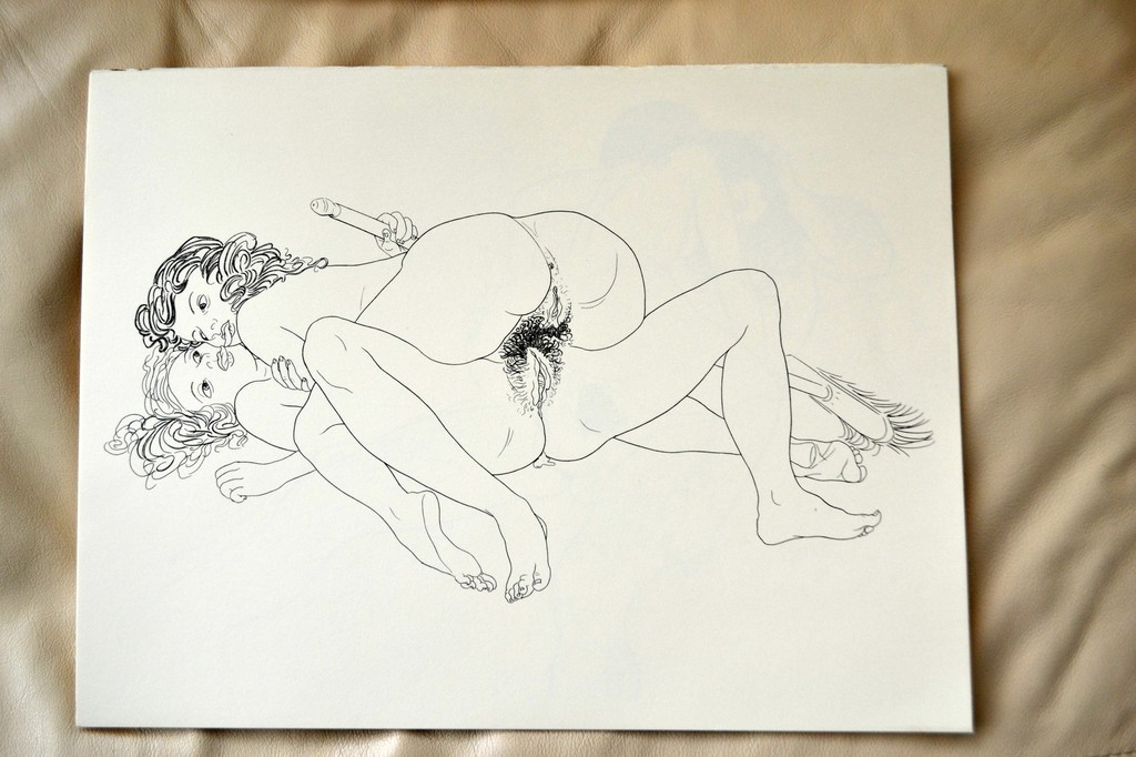 Collectie van 9 erotische/pornografische prints kopen? Bied vanaf 50!