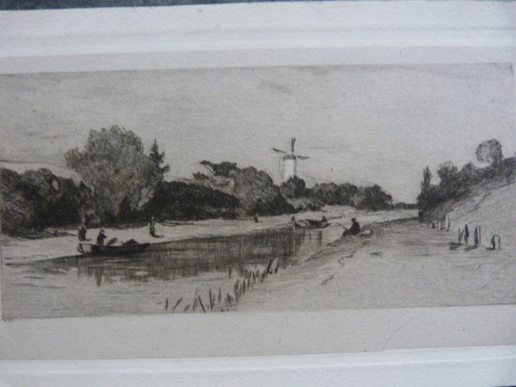 Anton L. Koster  -  twee etsen. kopen? Bied vanaf 1!