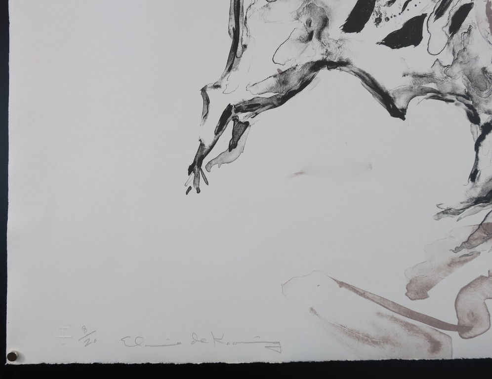 Elaine de Kooning: Litho, Z.T. Stierengevecht kopen? Bied vanaf 70!