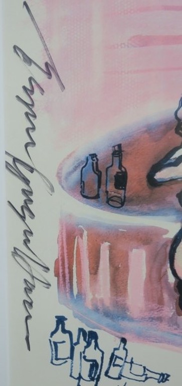 Espen Hagen: Offset, Naakte dames aan de bar - Ingelijst kopen? Bied vanaf 50!