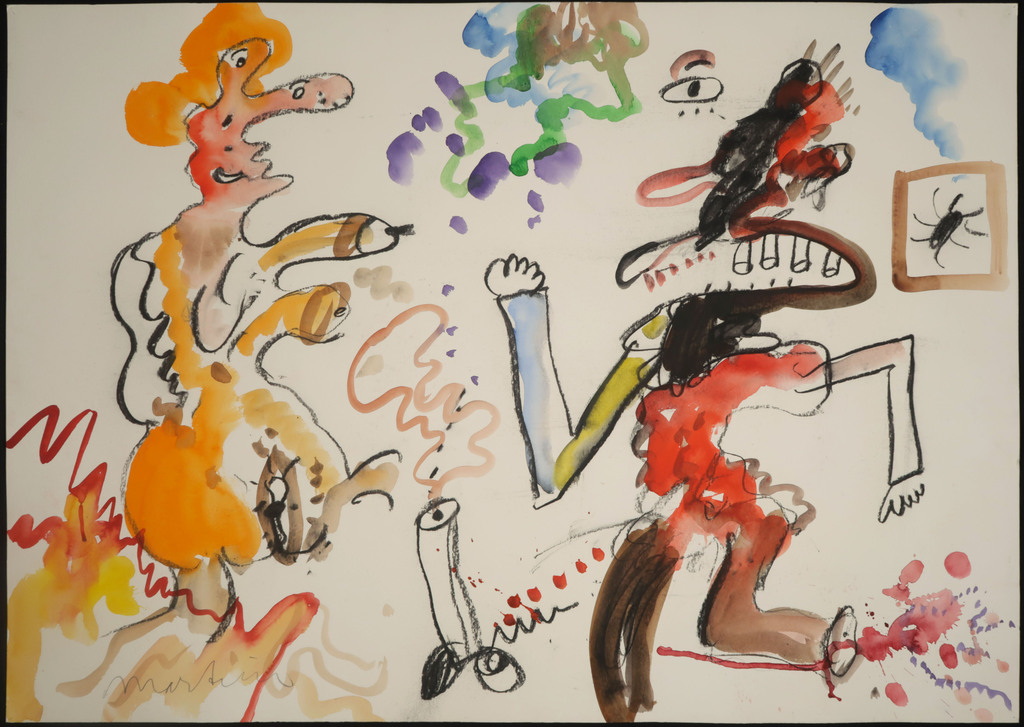 Anton Martineau: Aquarel en Krijt, Fantasiefiguren (Groot) kopen? Bied vanaf 100!