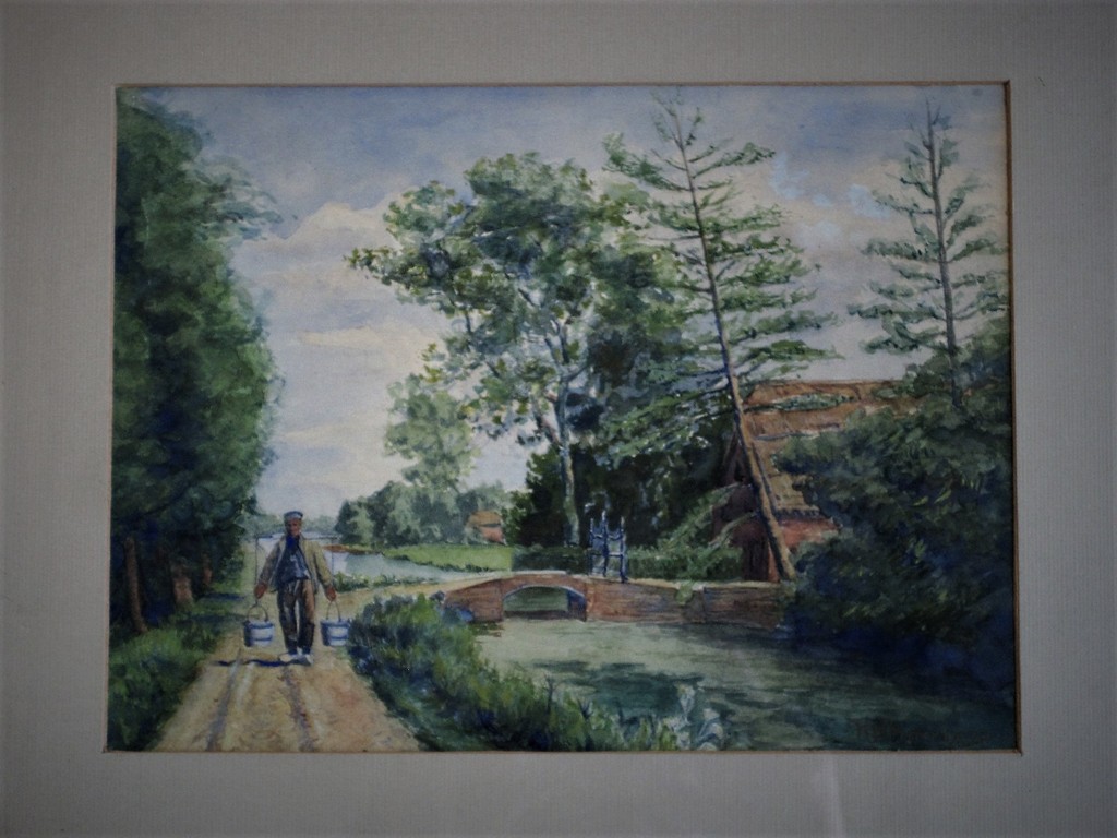 Haagse school ! Hendrikus M. Horrix (1845-1923) - "Boer op pad" gesigneerd kopen? Bied vanaf 1!