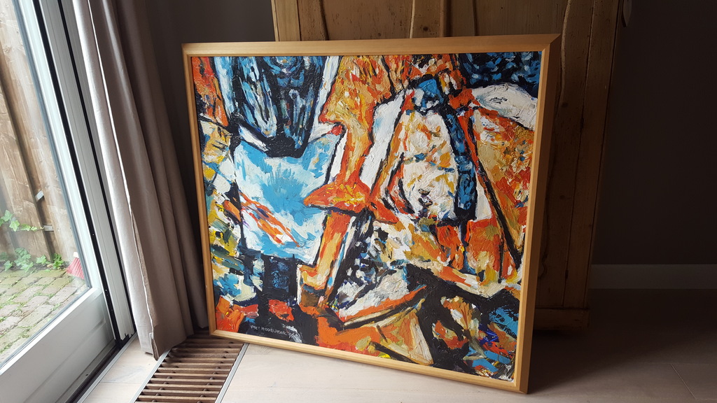 Piet Middelhoek - olieverf op doek, gesigneerd m.o. en gedateerd '93 kopen? Bied vanaf 199!