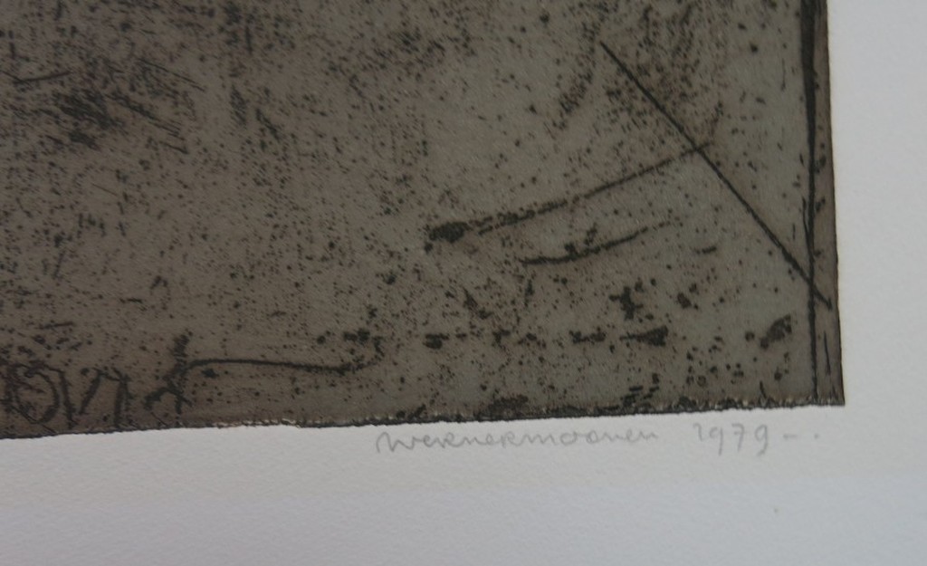 Werner Moonen: Ets, Zonder titel kopen? Bied vanaf 1!