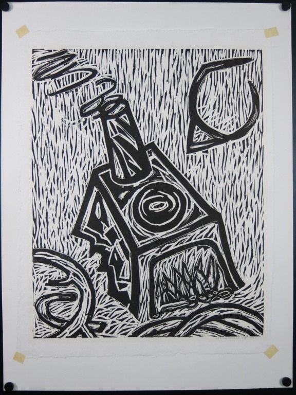 Anne Semler: Houtsnede, Zonder titel  kopen? Bied vanaf 1!