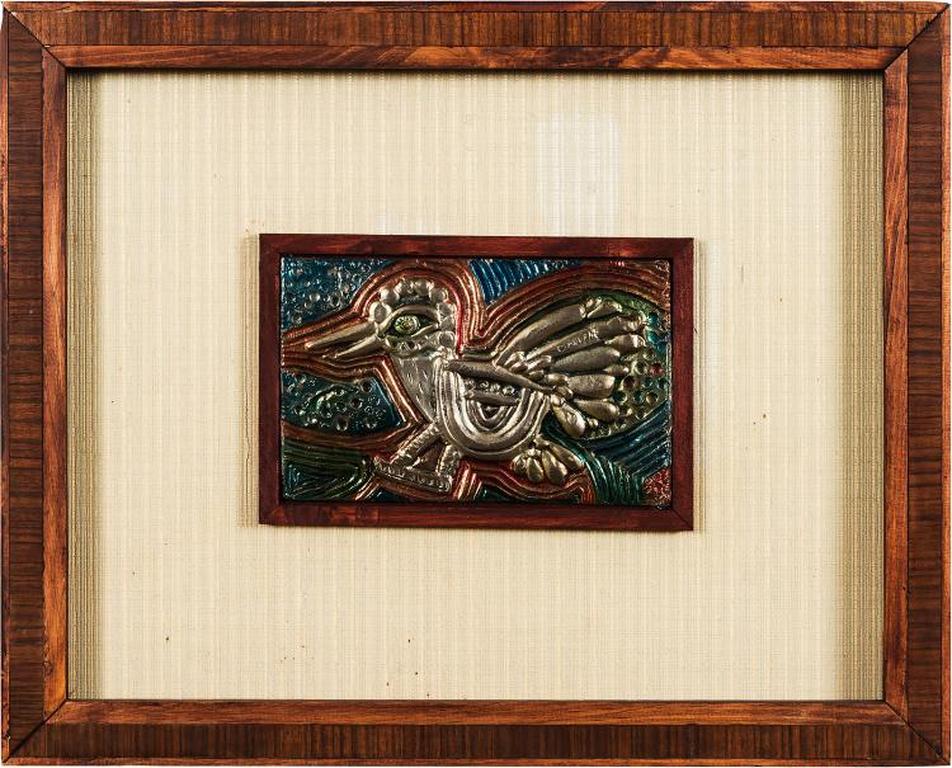 Corneille -  Een set van 4 reliëfs  in originele houten kist kopen? Bied vanaf 600!