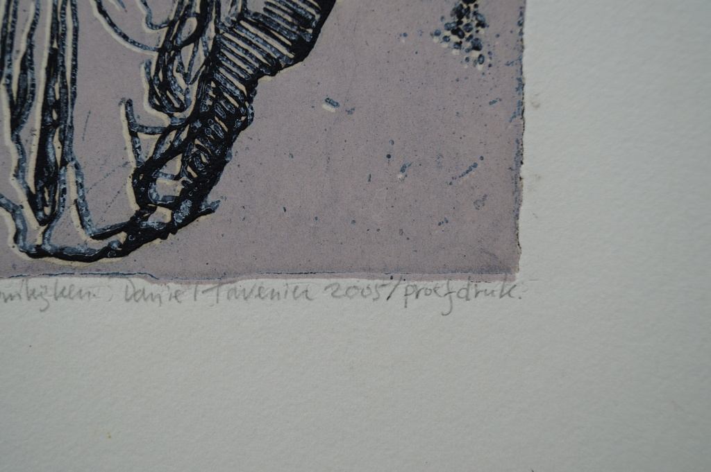 Daniel Tavenier - gesigneerde ets (proefdruk) - Naar Breitner: Omkijken - 2005 kopen? Bied vanaf 1!