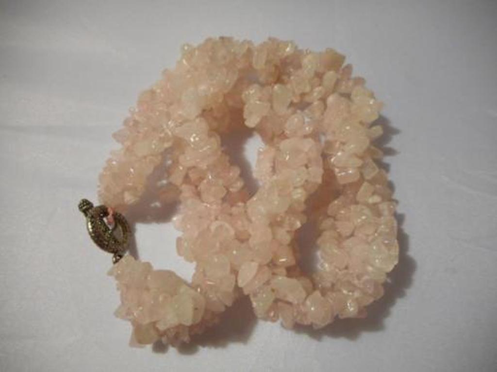 Choker ketting in rozenkwarts kopen? Bied vanaf 1!