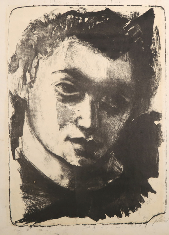 Jo Pessink: Litho, Portret van een man kopen? Bied vanaf 1!