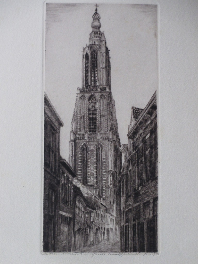 Frans IJserinkhuijsen, O.L.V.-toren Amersfoort, Ets kopen? Bied vanaf 1!