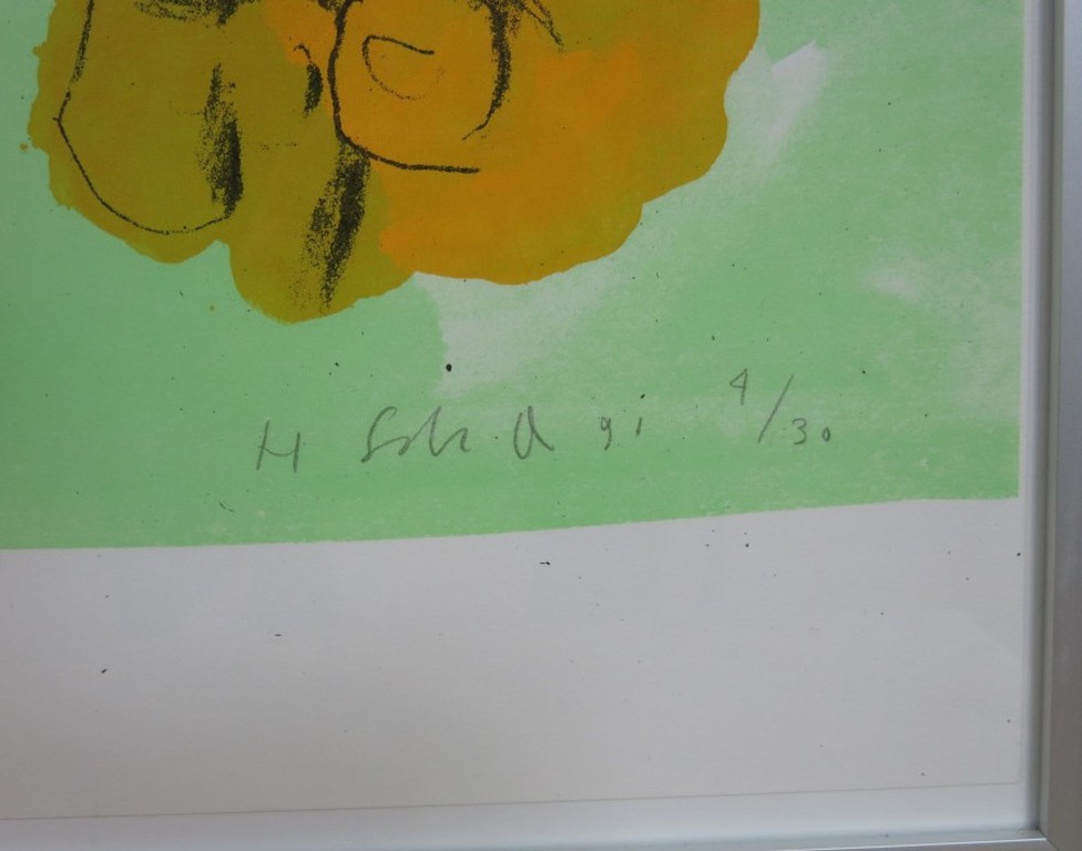 Hans Schabracq: Zeefdruk, Zonder titel -Ingelijst (groot) kopen? Bied vanaf 50!