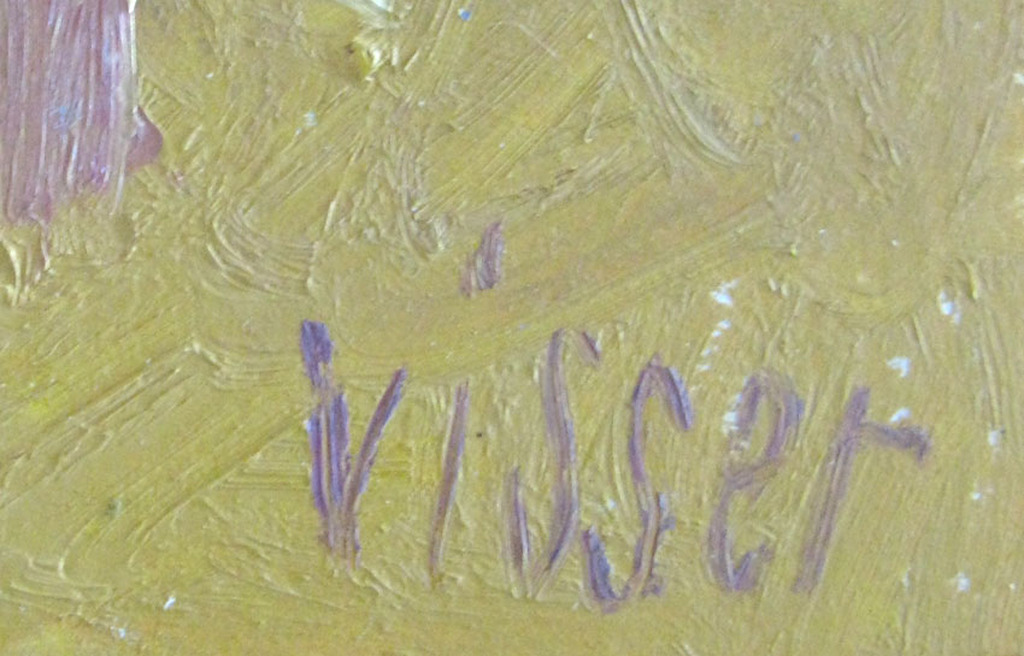 Hendrik Jan Visser - STRAND - olieverf op paneel kopen? Bied vanaf 1!
