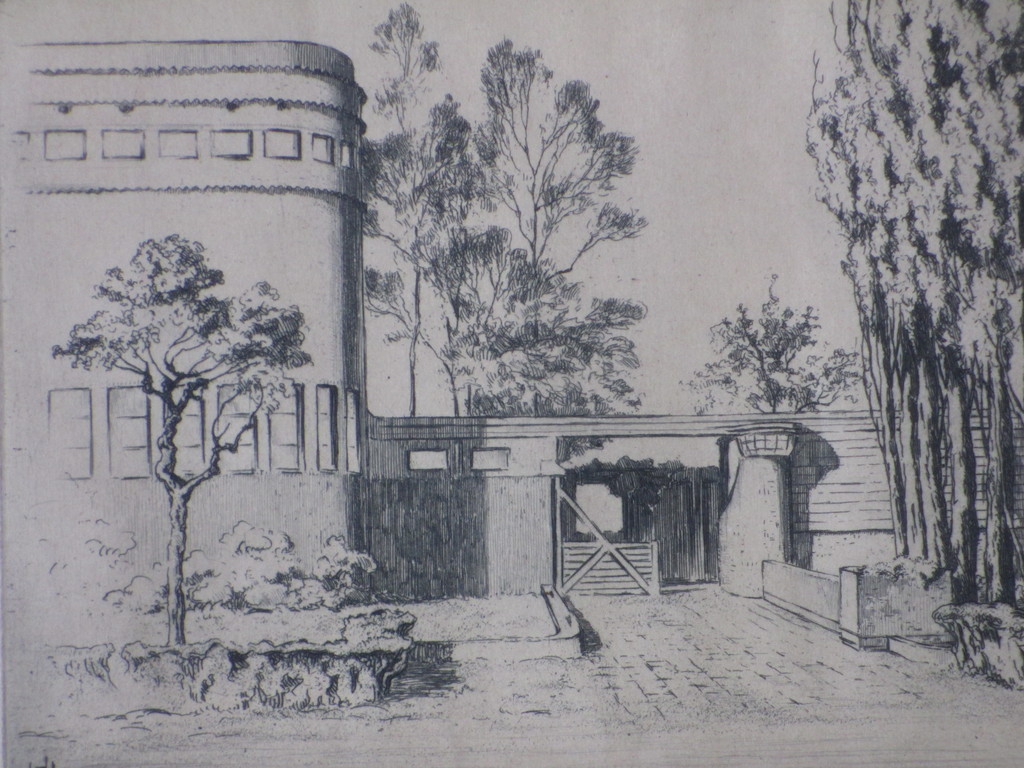 Johan Hemkes - Johan Hemkes, R.H.B.S. Ter Apel, Ets 1945 kopen? Bied vanaf 1!