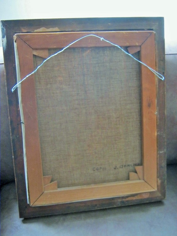 Olieverf op Linnen  Moeder en dochter starend naar Zee  Gesigneerd kopen? Bied vanaf 95!