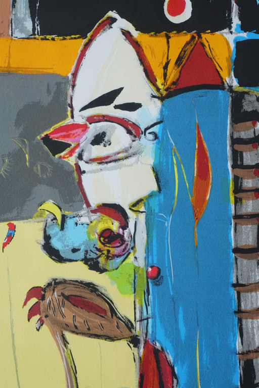 Cor de Jong, zeefdruk, 'Ritueel'. kopen? Bied vanaf 50!