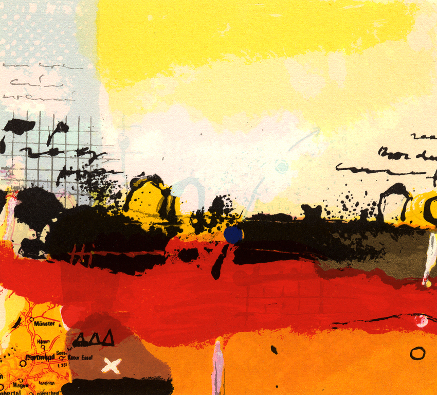 Theo Koster - Dortmund - gesigneerde zeefdruk - 1998 kopen? Bied vanaf 15!