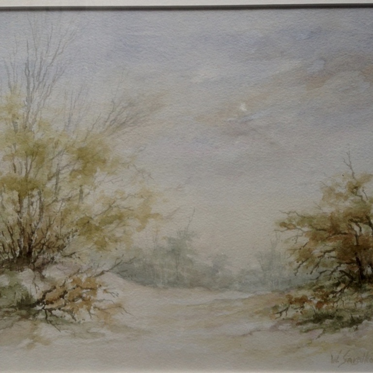 2 Aquarellen WIM SAVELKOULS 1941 - 62 X 62 cm gesigneerd. kopen? Bied vanaf 25!