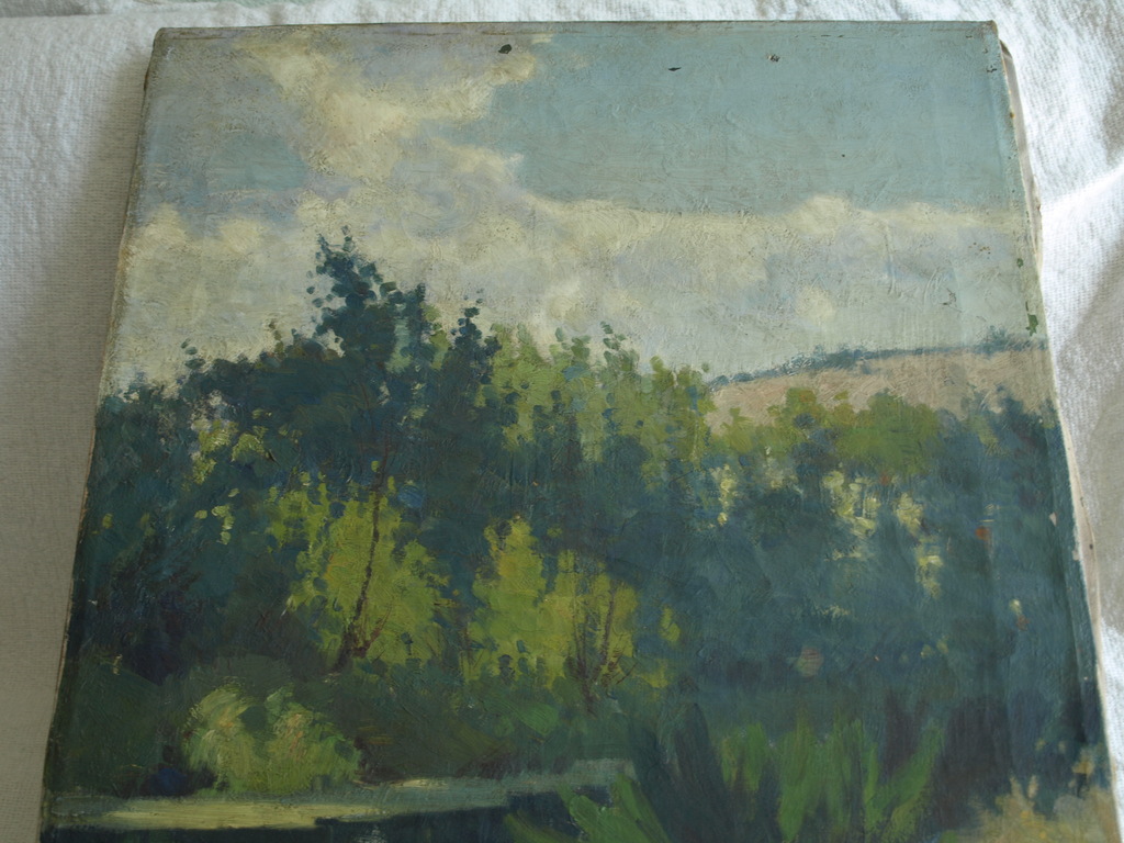 HAN KRUG (1890-1977) - Olieverf op doek – Landschap – Gesigneerd - ca 1935 kopen? Bied vanaf 50!