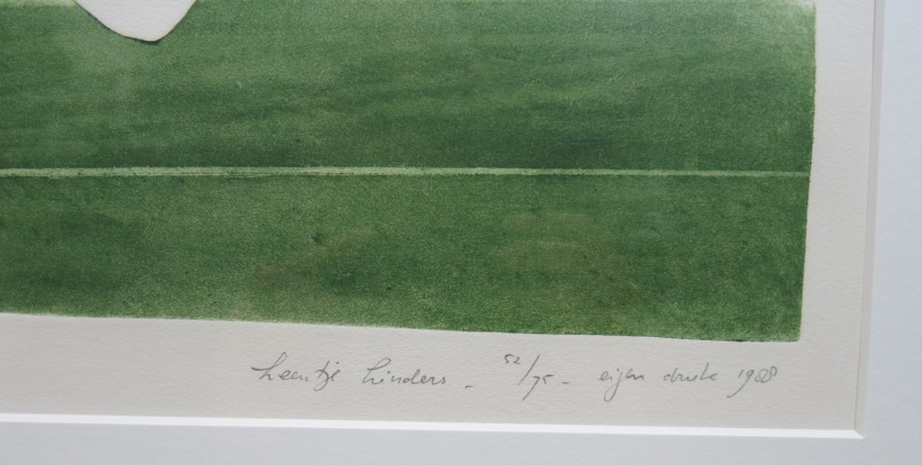 Leentje Linders: Kleurenets, Duece - Ingelijst Groot kopen? Bied vanaf 50!