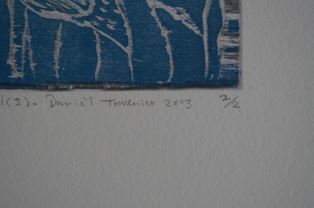 Daniël Tavenier - gesigneerde zeefdruk - 2003 kopen? Bied vanaf 9!