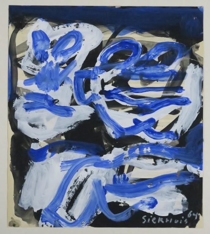 Jan Sierhuis: Gemengde techniek, Twee figuren verkocht voor € 350!