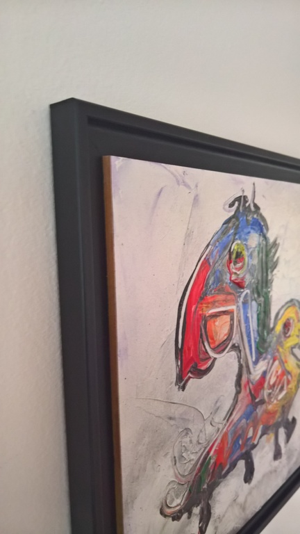 Jan te Wierik origineel klein werkje in baklijst kopen? Bied vanaf 475!