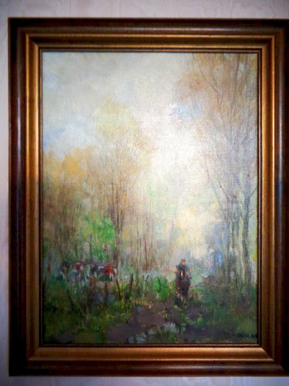 Theo van Oorschot: Bostafereel, 1985. kopen? Bied vanaf 65!