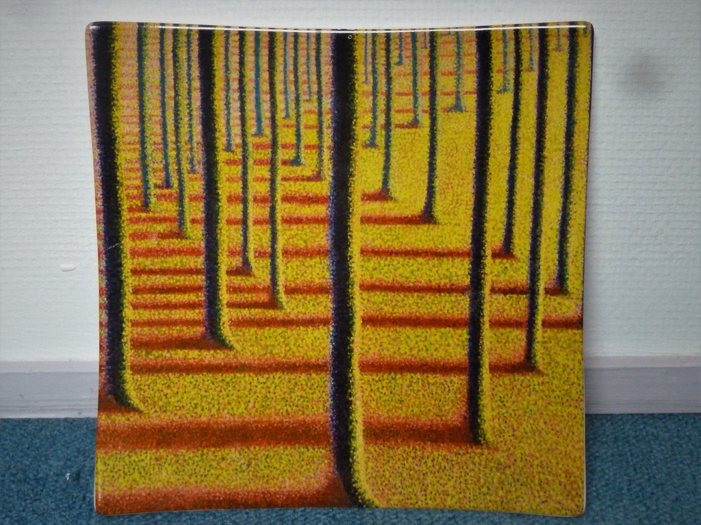 Frank Hutchison: wandbord keramiek. "Bomenlaan" kopen? Bied vanaf 20!