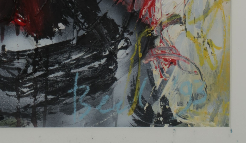 Bert Smidt: Gemengde techniek op papier, Z.T. - Ingelijst kopen? Bied vanaf 50!