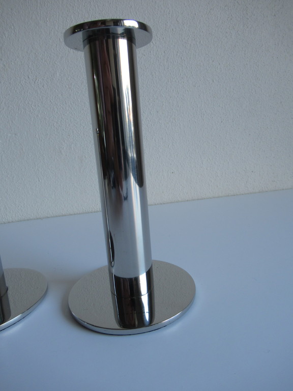 Auerhahn: twee TUBE kaarsenstandaards, RVS  kopen? Bied vanaf 1!