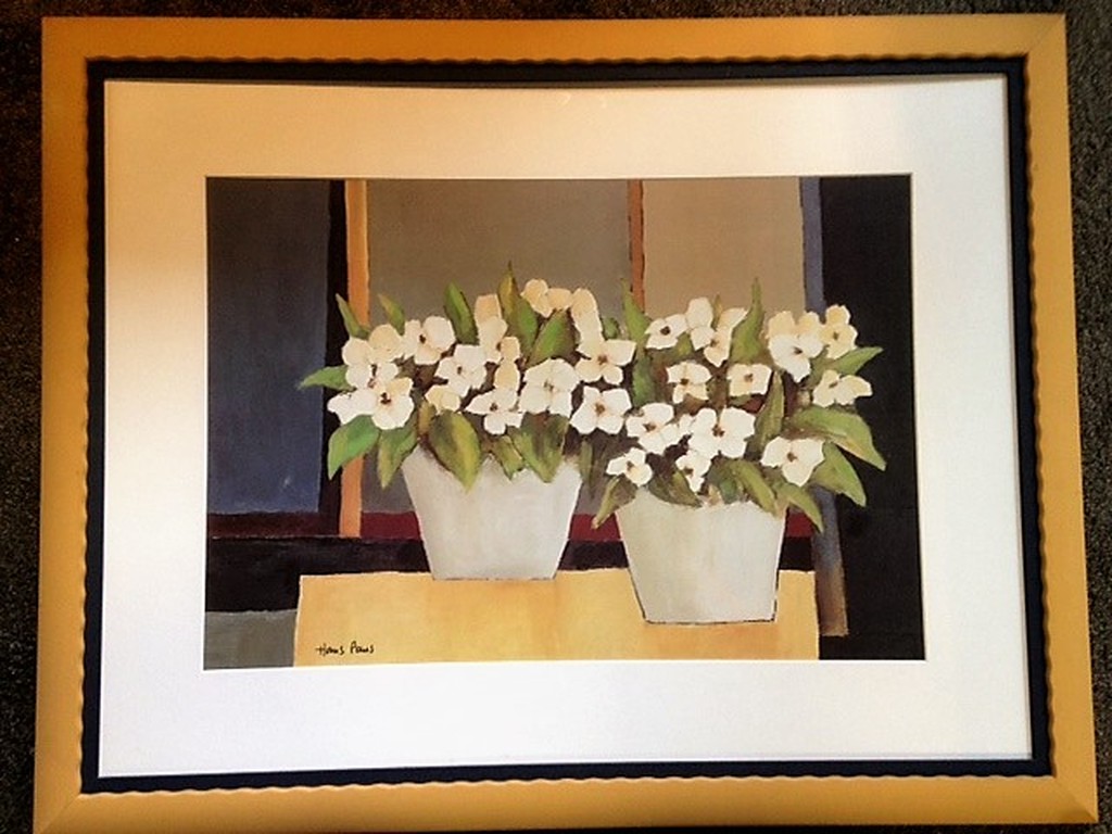 Hans Paus (1959), Giclee, White flowers 2 kopen? Bied vanaf 85!