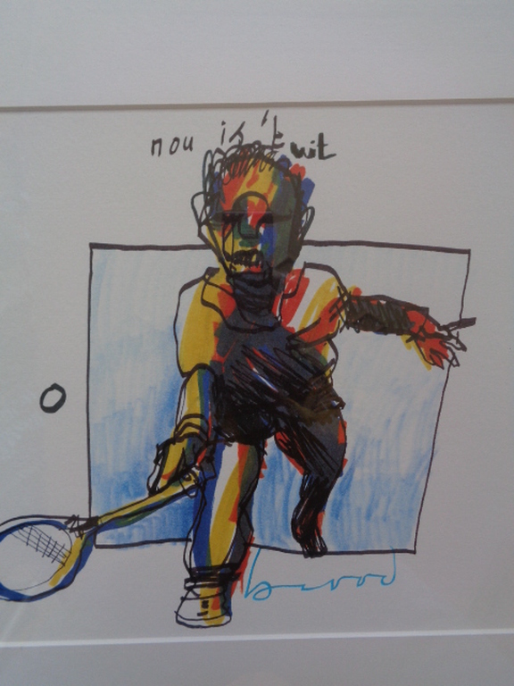 HERMAN BROOD, Gelimiteerde en HANDGESIGNEERDE Zeefdruk NOU IS 'T UIT kopen? Bied vanaf 149!