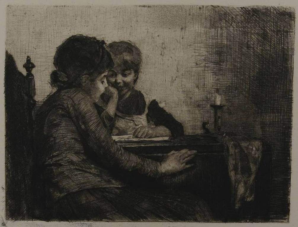 Nicolaas van der Waay: Ets, Een kunstbeschouwing verkocht voor € 45!