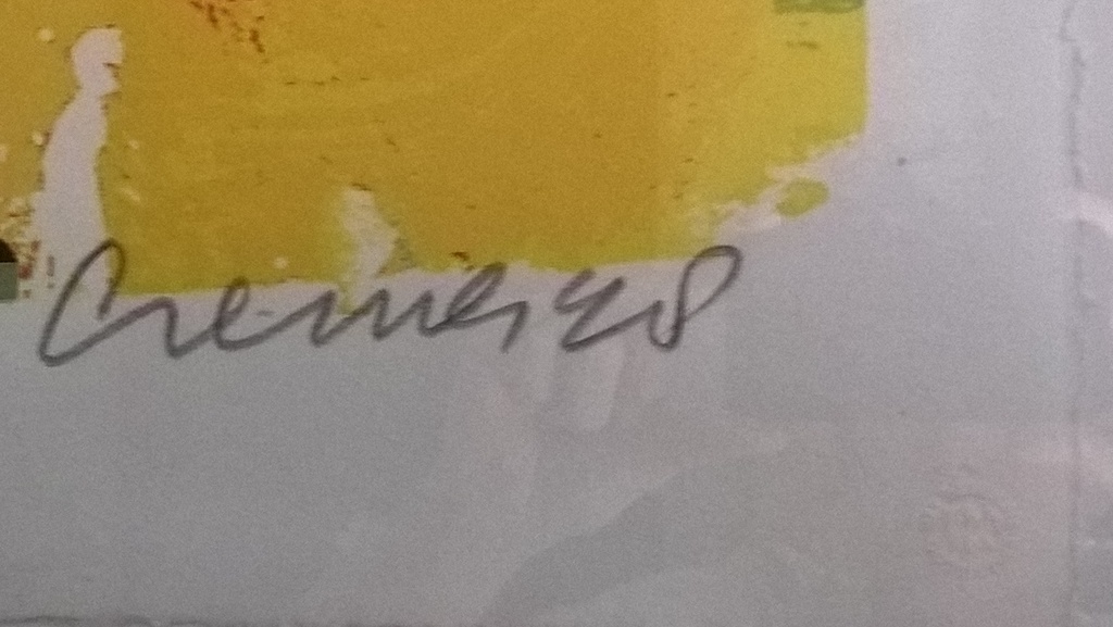 Jan Cremer - Blue Mountain Blue en Red Mountain red - 2 gesigneerde zeefdrukken  kopen? Bied vanaf 775!