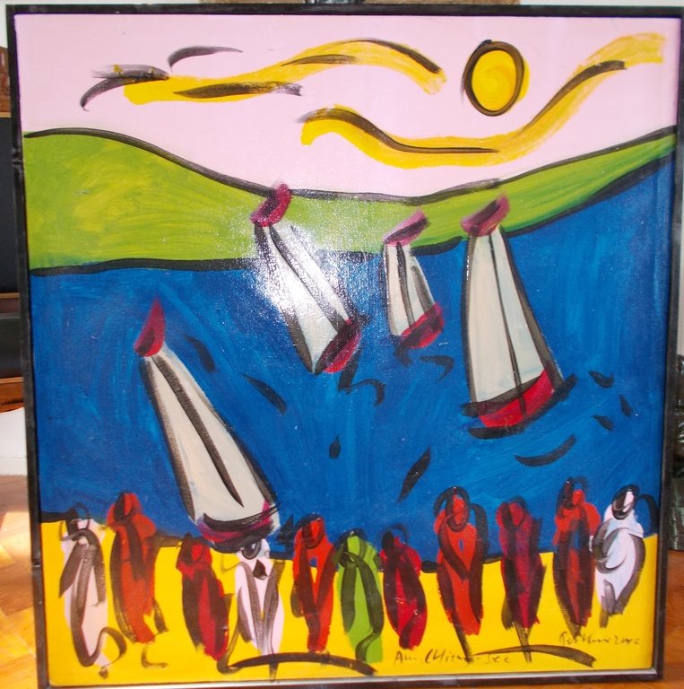 Peter Robert Keil Acryl op doek.Am Chiemsee 2006 kopen? Bied vanaf 225!