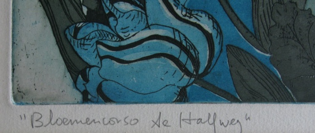 Cees Landsaat - BLOEMENCORSO TE HALFWEG - kleurets kopen? Bied vanaf 1!