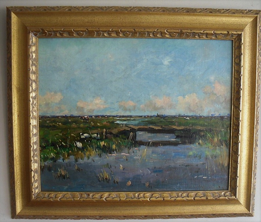Fraai polderlandschap verkocht voor € 200!