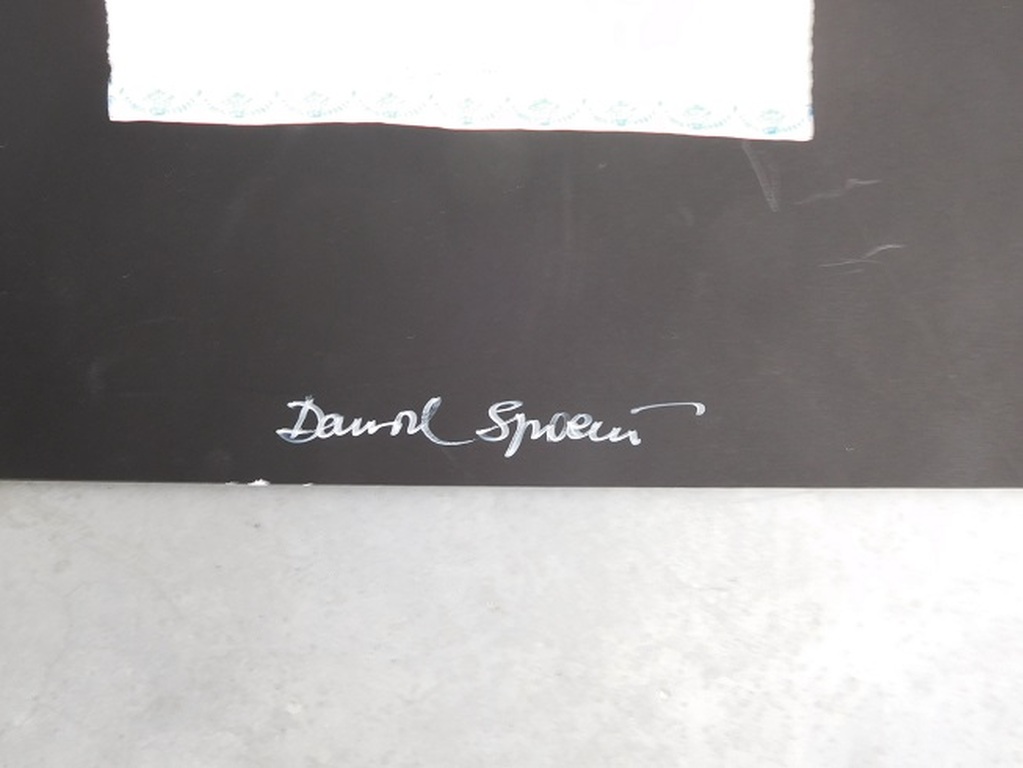 Daniel Spoerri, zeefdruk van een merklap, 2015, gesigneerd en ea kopen? Bied vanaf 85!