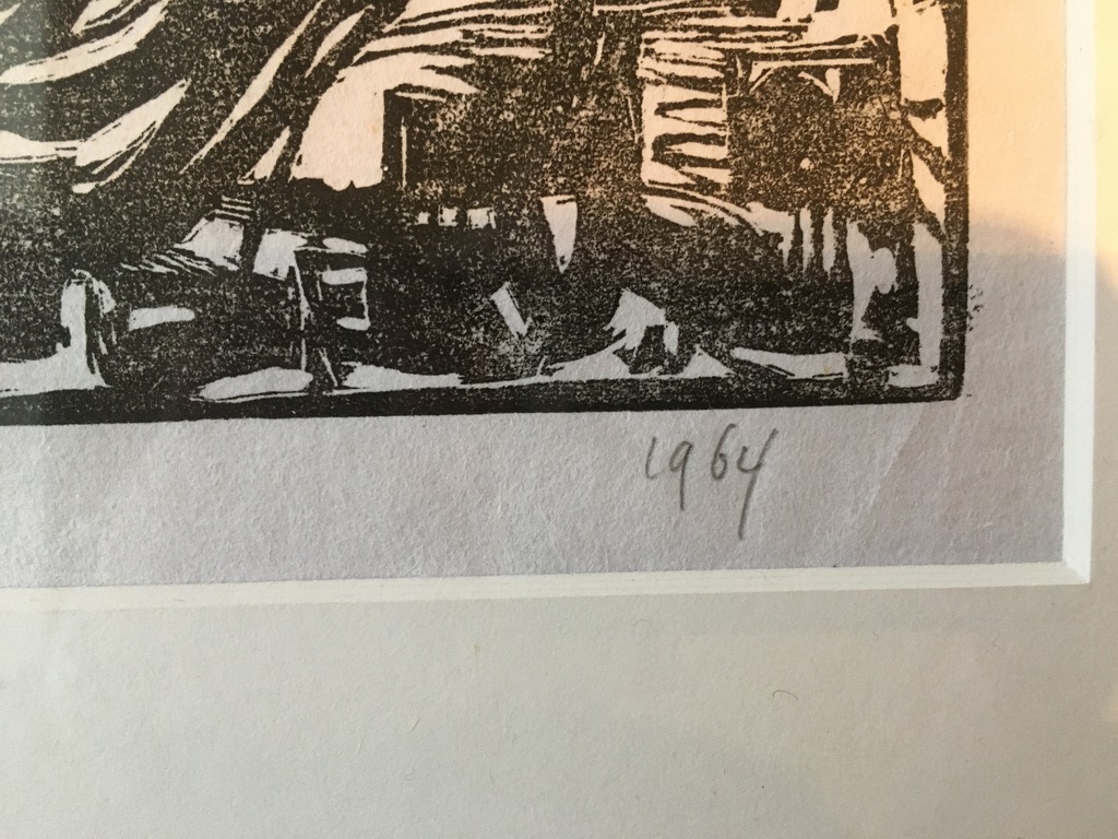 "Mephisto" oude druk uit 1964, vroeg werk van vdBrandeler 46x40cm PRIJSVERLAGING kopen? Bied vanaf 20!