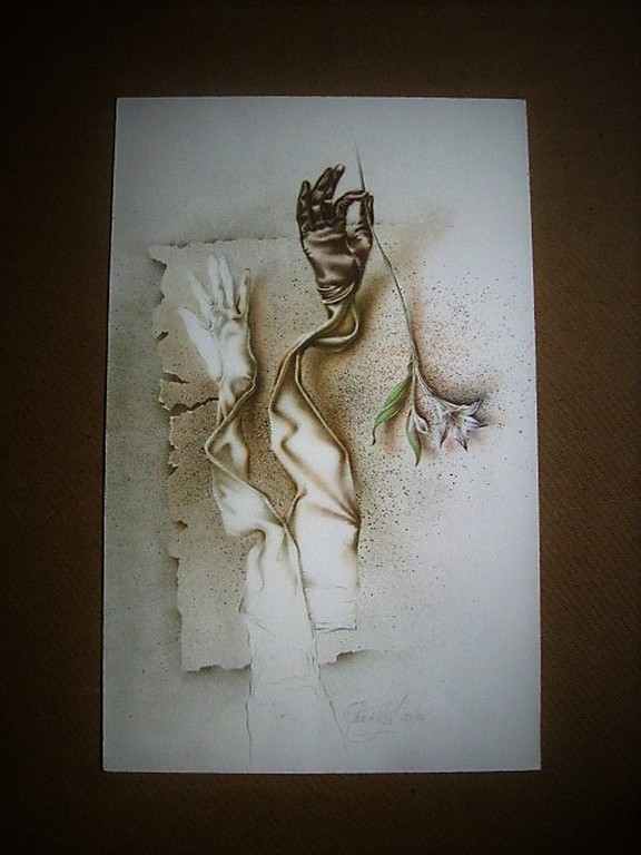 Zeldzaam mooi (kleine oplage !!) Poen de Wijs (1948-2014) Litho "de Lelie" kopen? Bied vanaf 1!
