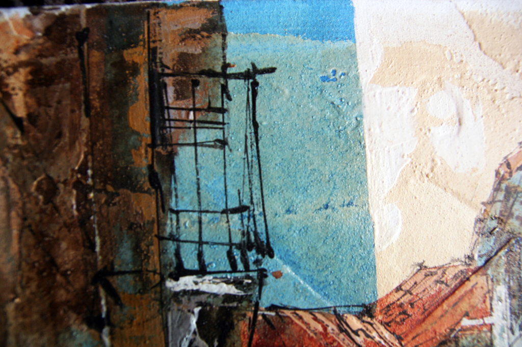 Pierre Bertschi, Village (1976), olieverf kopen? Bied vanaf 60!